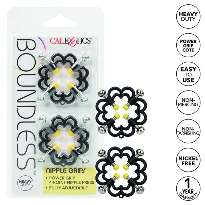 CALEXOTICS - BOUNDLESS AGARRES PARA PEZONES - CandyHot - Foto 1