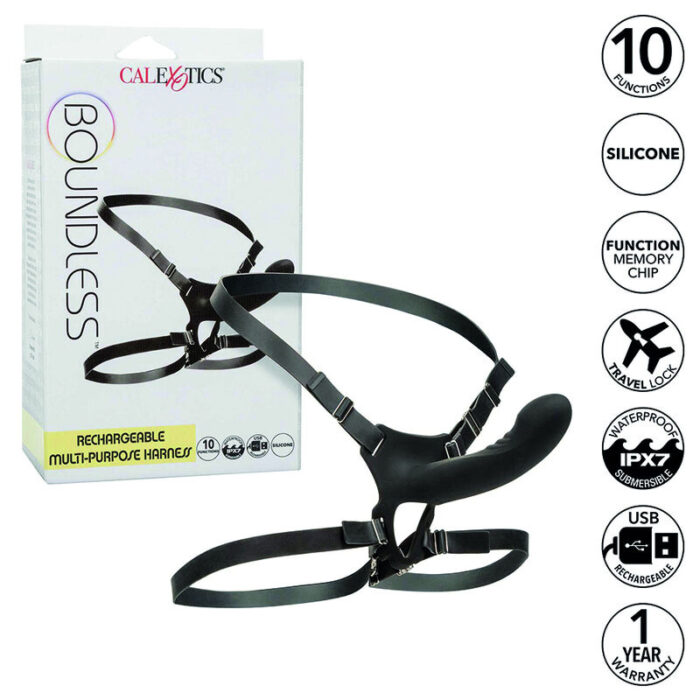 CALEXOTICS - BOUNDLESS ARNÉS RECARGABLE MULTIPOSICIÓN - CandyHot - Foto 2