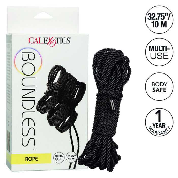 CALEXOTICS - BOUNDLESS CUERDA 10M NEGRA - CandyHot - Foto 1