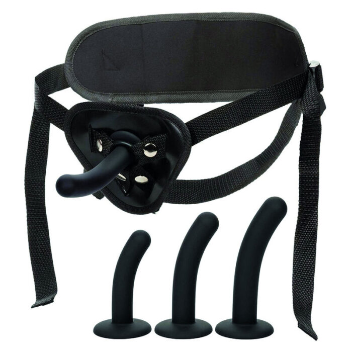 CALEXOTICS - BOUNDLESS KIT ARNÉS SILICONA CURVADO - CandyHot - Foto 2