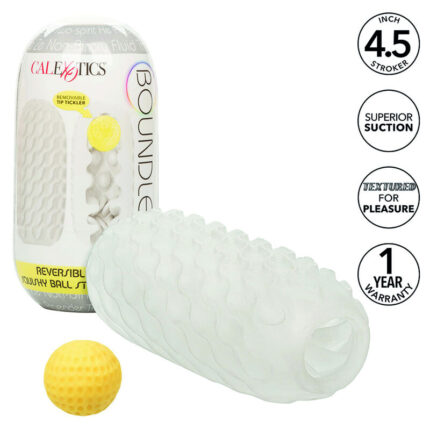 CALEXOTICS - BOUNDLESS STROKER BLANDO REVERSIBLE AMARILLO - CandyHot - Foto 1