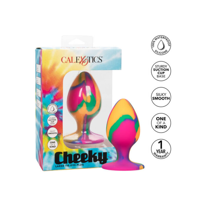 CALEXOTICS - CHEEKY LARGE TIE-DYE PLUG ANAL - CandyHot - Foto 5