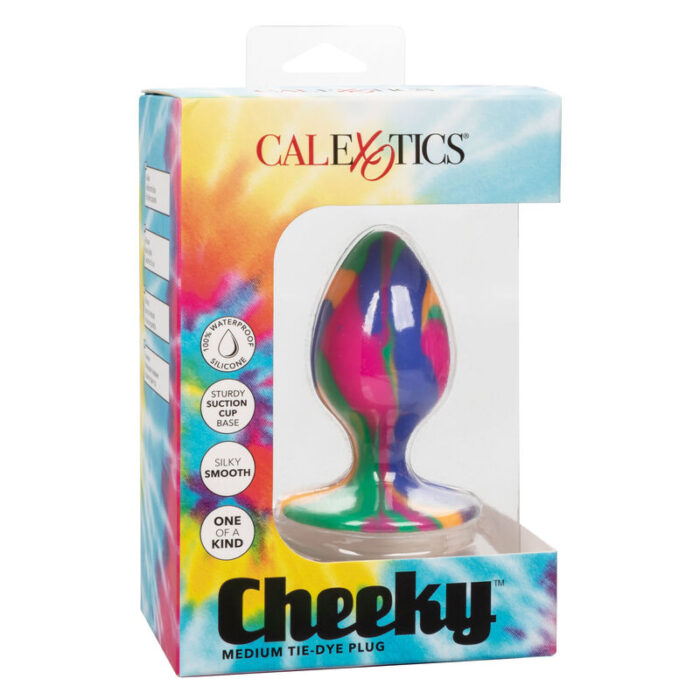 CALEXOTICS - CHEEKY MEDIUM TIE-DYE PLUG ANAL - CandyHot - Foto 2