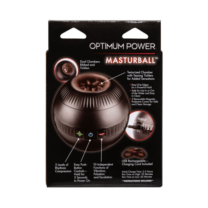 CALEXOTICS - OPTIMUM POWER MASTURBADOR MASCULINO CON VIBRACIÓN - CandyHot - Foto 5