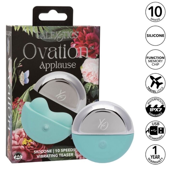 CALEXOTICS - OVATION APPLAUSE ESTIMULADOR VERDE AGUA - CandyHot - Foto 2