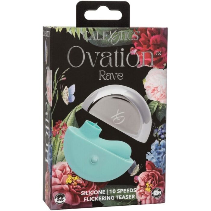 CALEXOTICS - OVATION RAVE ESTIMULADOR VERDE AGUA - CandyHot - Foto 3