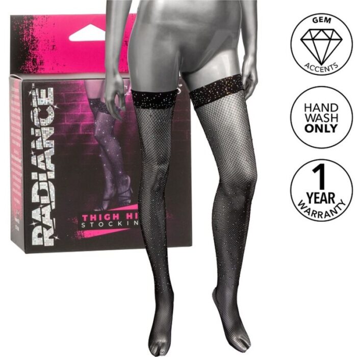 CALEXOTICS - RADIANCE MEDIAS HASTA EL MUSLO PEDRERÍA - CandyHot - Foto 1