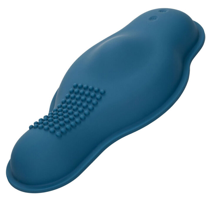 CALEXOTICS - RIDER MASAJEADOR DOBLE MOTOR CONTROL REMOTO AZUL - CandyHot - Foto 4