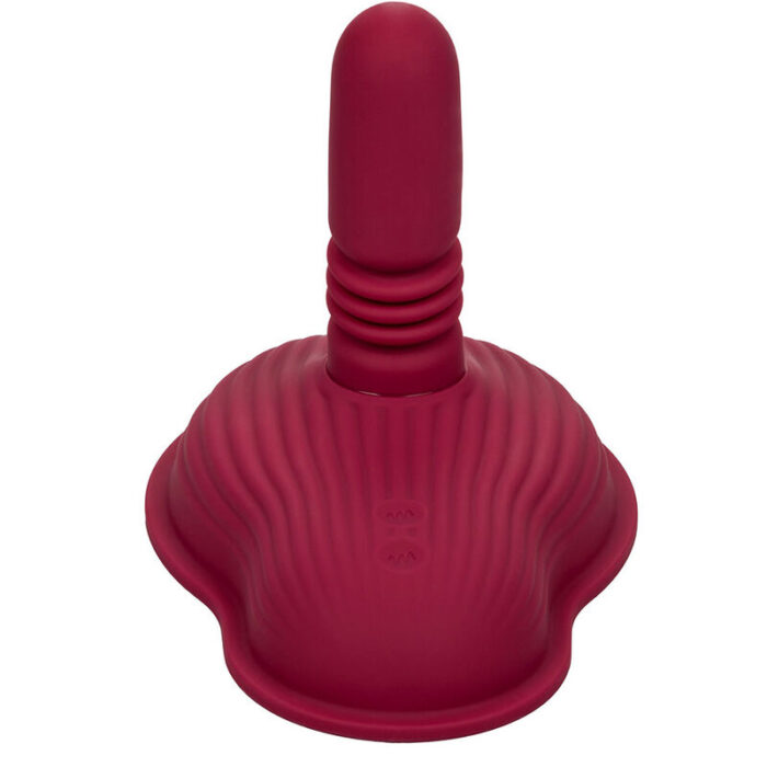 CALEXOTICS - RIDER MASAJEADOR DOBLE MOTOR CONTROL REMOTO ROJO - CandyHot - Foto 3