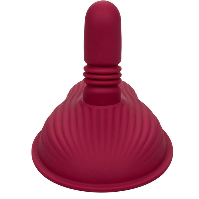 CALEXOTICS - RIDER MASAJEADOR DOBLE MOTOR CONTROL REMOTO ROJO - CandyHot - Foto 5