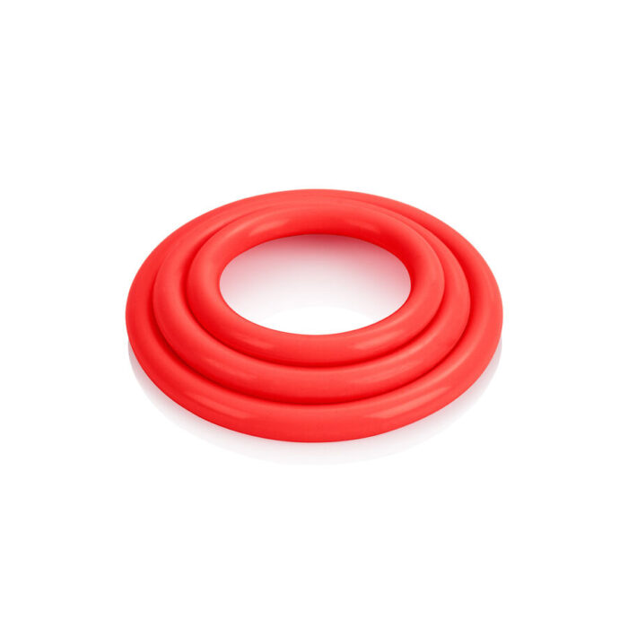 CALEXOTICS - SET TRES ANILLAS ERECCIÓN ROJO - CandyHot - Foto 3