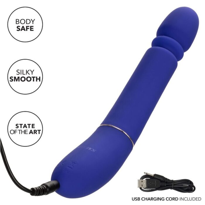CALEXOTICS - SHAMELESS SLIM THUMPER MASAJEADOR AZUL - CandyHot - Foto 6