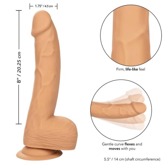 CALEXOTICS - SILICONE STUDS 20.32 CM SKIN - CandyHot - Foto 2