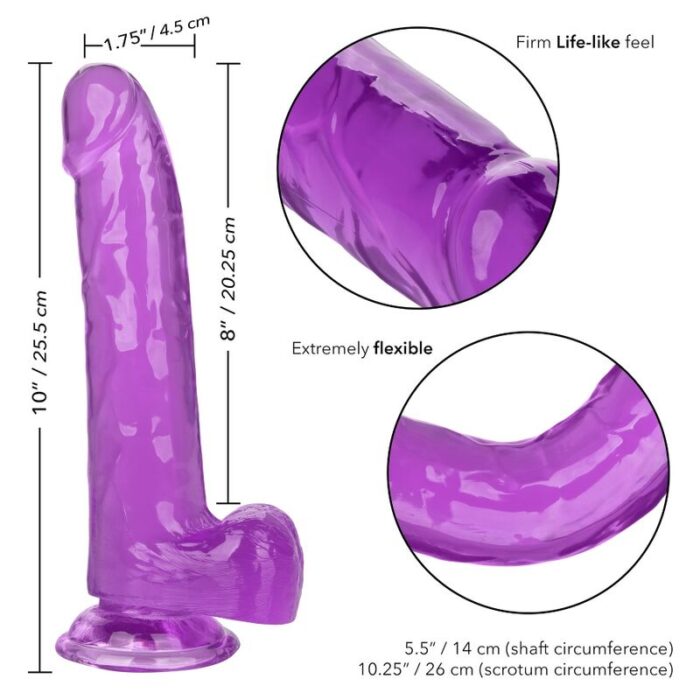 CALEXOTICS - SIZE QUEEN DILDO LILA 20.3 CM - CandyHot - Foto 5