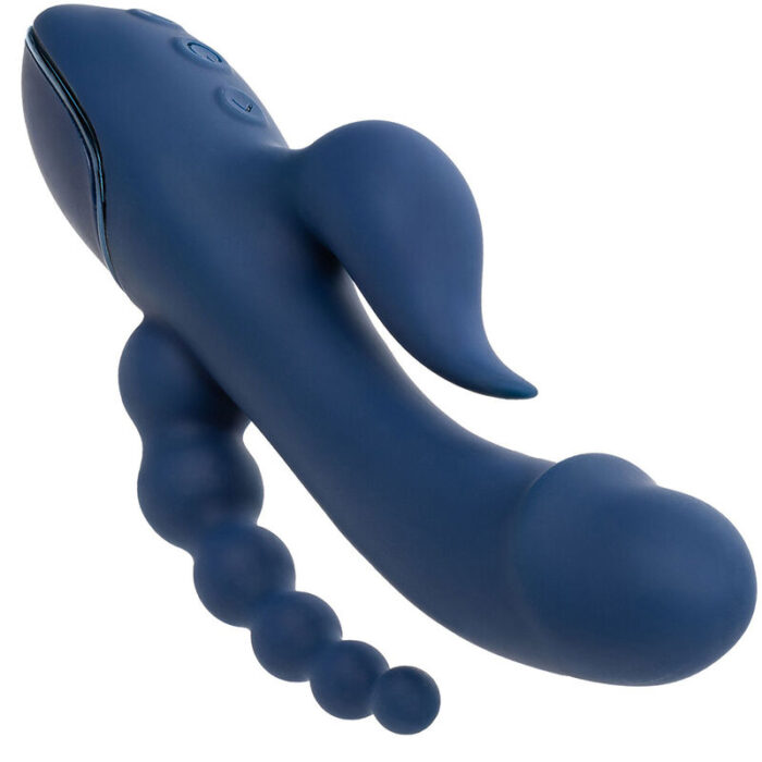 CALEXOTICS - VIBRADOR TRIPLE ORGASM AZUL - CandyHot - Foto 6