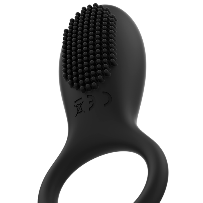COQUETTE CHIC DESIRE - ANILLO VIBRADOR CONTROL REMOTO RECARGABLE NEGRO / GOLD - CandyHot - Foto 4