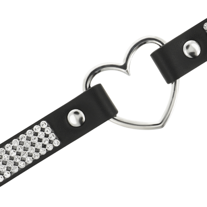 COQUETTE CHIC DESIRE - CHOKER CUERO VEGANO CORAZON - CandyHot - Foto 4