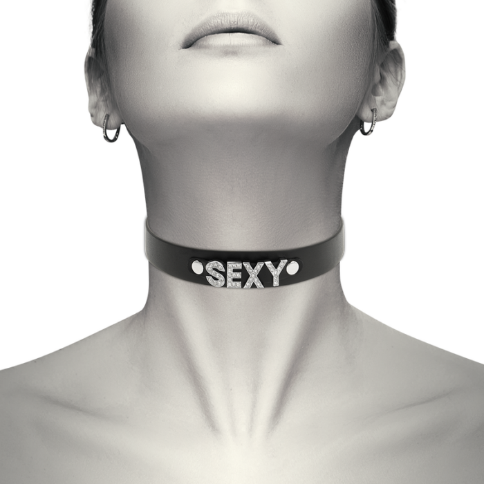 COQUETTE CHIC DESIRE - CHOKER CUERO VEGANO SEXY - CandyHot - Foto 2