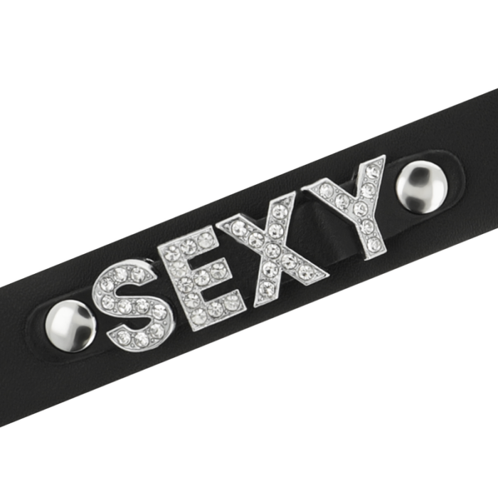 COQUETTE CHIC DESIRE - CHOKER CUERO VEGANO SEXY - CandyHot - Foto 4