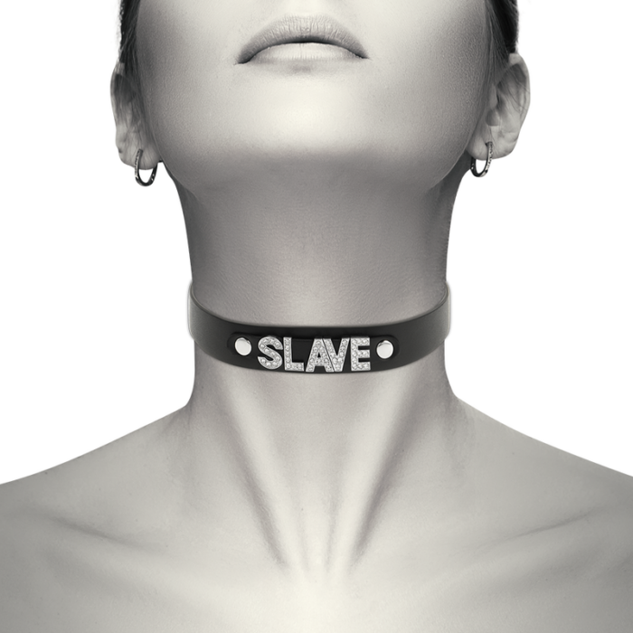 COQUETTE CHIC DESIRE - CHOKER CUERO VEGANO SLAVE - CandyHot - Foto 2