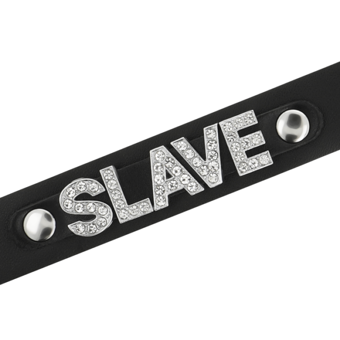 COQUETTE CHIC DESIRE - CHOKER CUERO VEGANO SLAVE - CandyHot - Foto 4