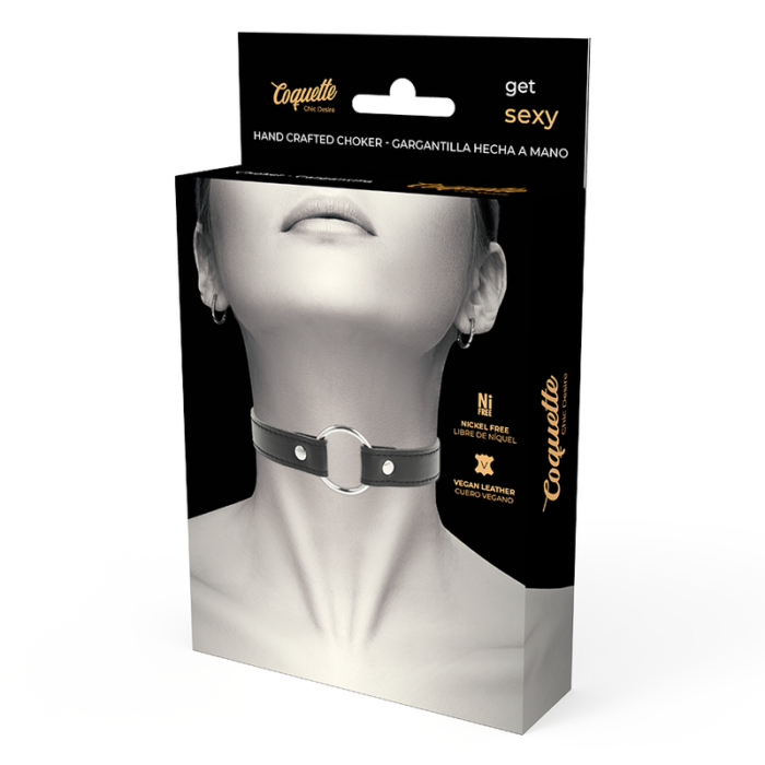 COQUETTE CHIC DESIRE - COLLAR CUERO VEGANO ACCESORIO WOMAN - CandyHot - Foto 5