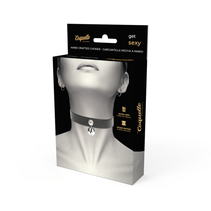 COQUETTE CHIC DESIRE - COLLAR CUERO VEGANO ACCESORIO WOMAN CASCABEL - CandyHot - Foto 5