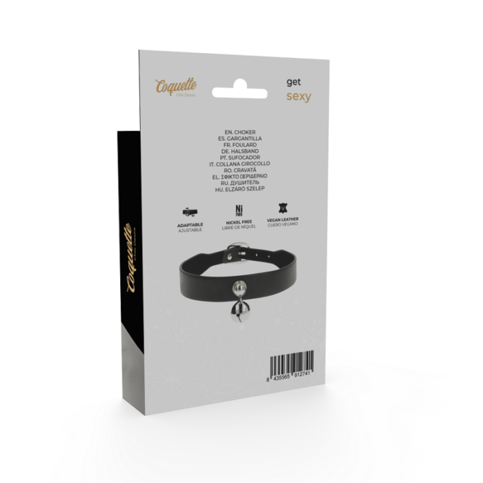 COQUETTE CHIC DESIRE - COLLAR CUERO VEGANO ACCESORIO WOMAN CASCABEL - CandyHot - Foto 6