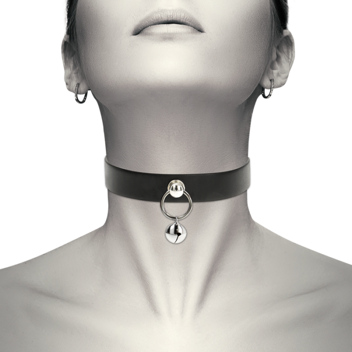 COQUETTE CHIC DESIRE - COLLAR CUERO VEGANO ACCESORIO WOMAN CASCABEL/ARO - CandyHot - Foto 2
