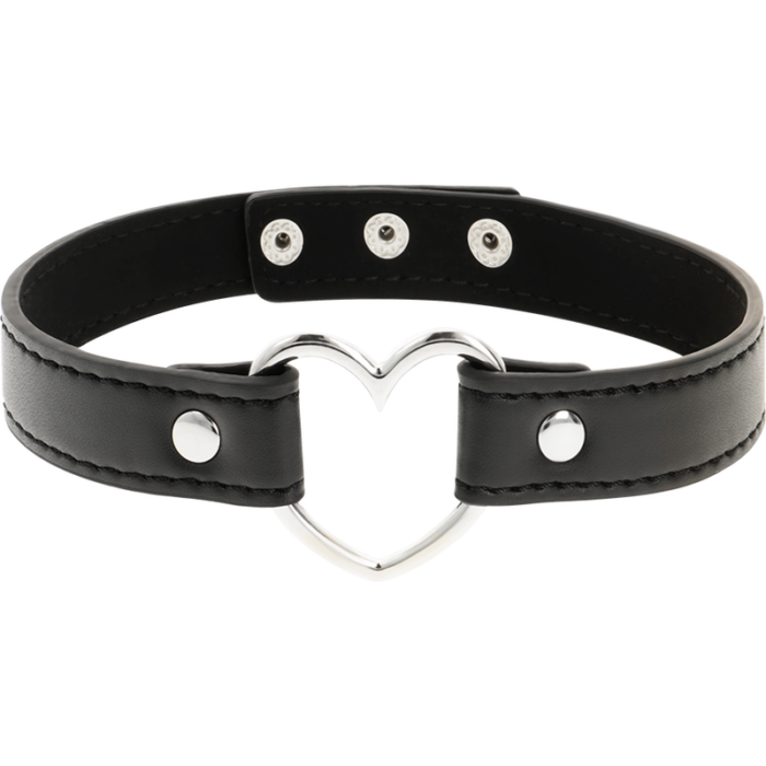 COQUETTE CHIC DESIRE - COLLAR CUERO VEGANO ACCESORIO WOMAN CORAZÓN - CandyHot - Foto 3