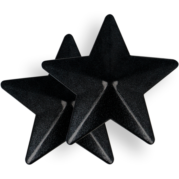 COQUETTE CHIC DESIRE - CUBRE PEZONES METAL ESTRELLAS NEGRAS - CandyHot - Foto 3