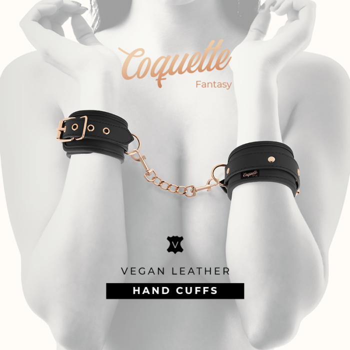 COQUETTE CHIC DESIRE - FANTASY ESPOSAS PARA MANOS CUERO VEGANO CON FORRO DE NOPRENO - CandyHot - Foto 2
