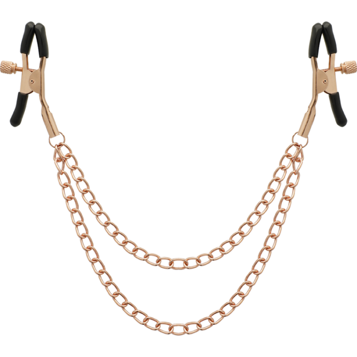 COQUETTE CHIC DESIRE - FANTASY PINZAS METALICAS PEZONES CON CADENA - CandyHot - Foto 4