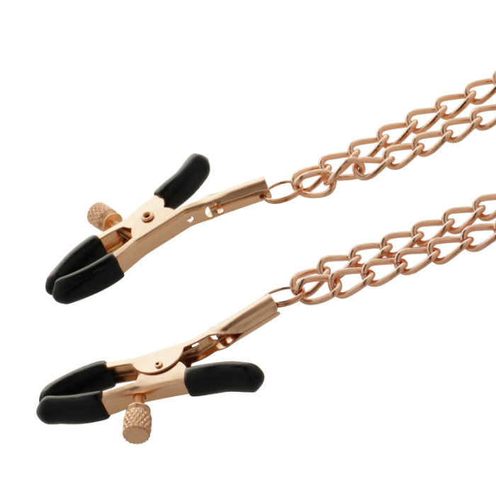 COQUETTE CHIC DESIRE - FANTASY PINZAS METALICAS PEZONES CON CADENA - CandyHot - Foto 5