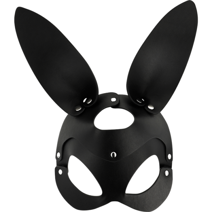 COQUETTE CHIC DESIRE - MASCARA CUERO VEGANO CON OREJAS DE CONEJO - CandyHot - Foto 3