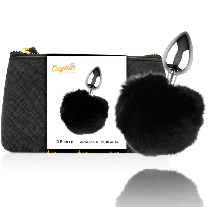 COQUETTE CHIC DESIRE - PLUG ANAL DE METAL TALLA L 2.8 x 4.1 CM - CandyHot - Foto 1