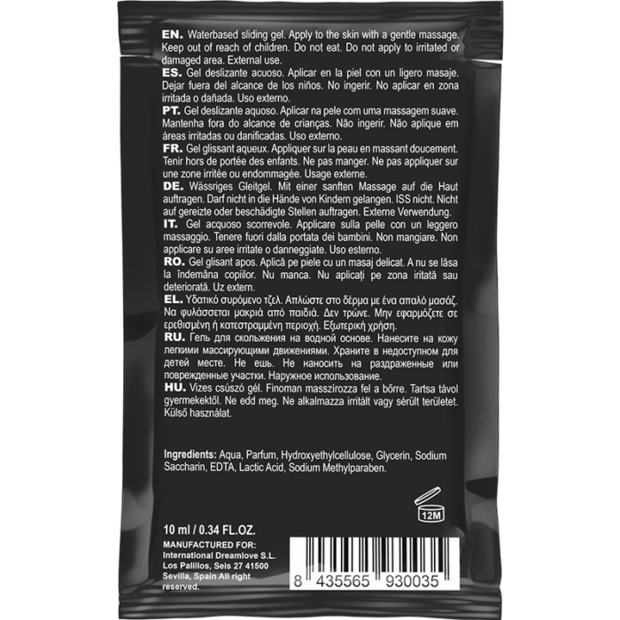 COQUETTE CHIC DESIRE - POCKET LUBRICANTE KISSABLE BASE AGUA FRESA 10 ML - CandyHot - Foto 2
