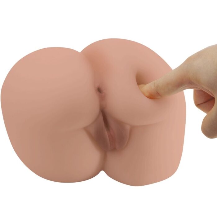 CRAZY BULL - BERNACE TRASERO VIBRADOR CON VAGINA Y ANO REALÍSTICO NATURAL CONTROL REMOTO - CandyHot - Foto 6