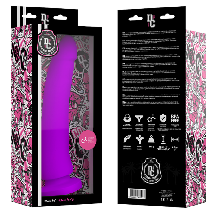 DELTA CLUB - DILDO REALISTA LILA SILICONA MEDICA 23 CM -O- 4.5 CM - CandyHot - Foto 3