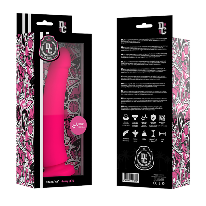 DELTA CLUB - DILDO REALISTA ROSA SILICONA MEDICA 20 CM -O- 4 CM - CandyHot - Foto 5