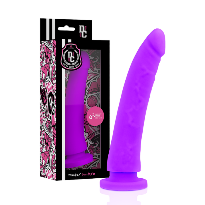 DELTA CLUB - TOYS ARNES + DILDO LILA SILICONA MEDICA 17 CM -O- 3 CM - CandyHot - Foto 3