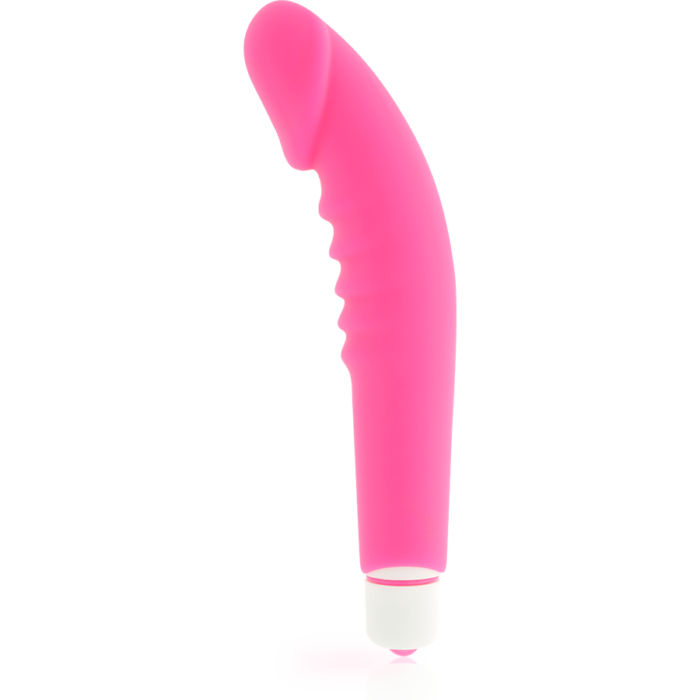 DOLCE VITA - REALISTIC PLEASURE VIBRADOR SILICONA ROSA - CandyHot - Foto 2