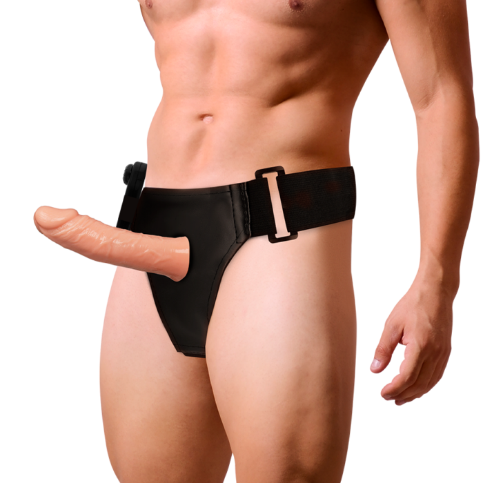 HARNESS ATTRACTION - ARNÉS  HUECO BENNY CON VIBRADOR 15 CM -O- 4.5 CM - CandyHot - Foto 2