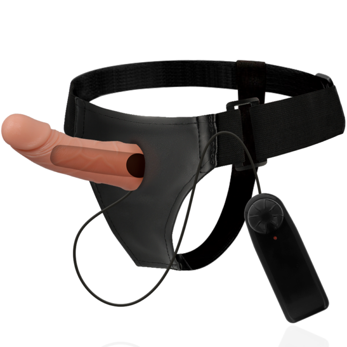 HARNESS ATTRACTION - ARNÉS  HUECO MARCOS CON VIBRADOR 15 CM -O- 5 CM - CandyHot - Foto 3
