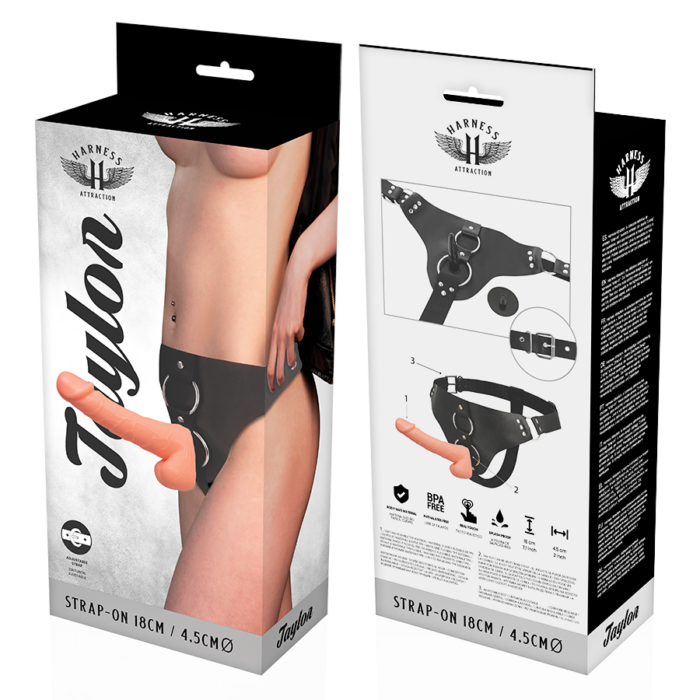 HARNESS ATTRACTION - ARNÉS  TAYLOR DELUXE 18 CM -O- 4.5 CM - CandyHot - Foto 6