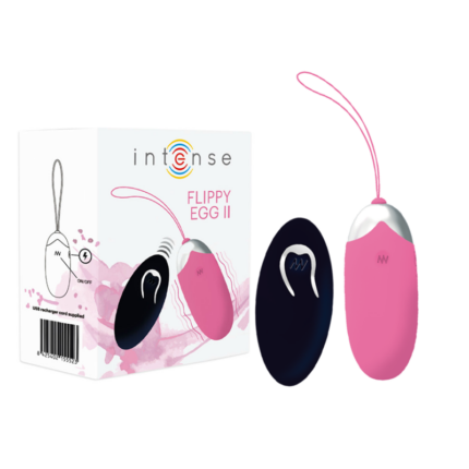INTENSE - FLIPPY II HUEVO RECARGABLE REMOTO ROSA - CandyHot - Foto 1