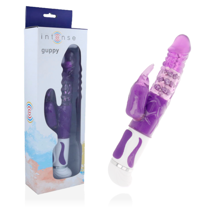 INTENSE - GUPPY VIBRADOR ROTADOR LILA - CandyHot - Foto 1