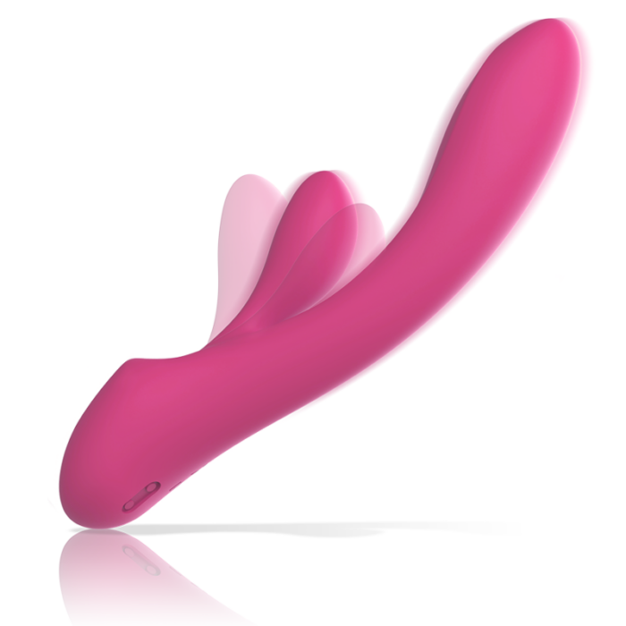 INTENSE - LUIGI VIBRADOR RABBIT SILICONA LIQUIDA ROSA - CandyHot - Foto 2