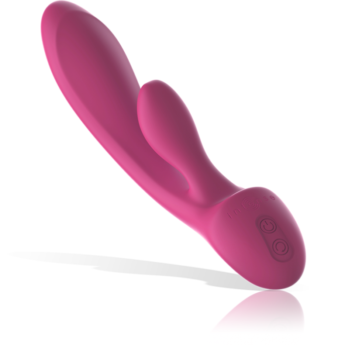 INTENSE - LUIGI VIBRADOR RABBIT SILICONA LIQUIDA ROSA - CandyHot - Foto 4
