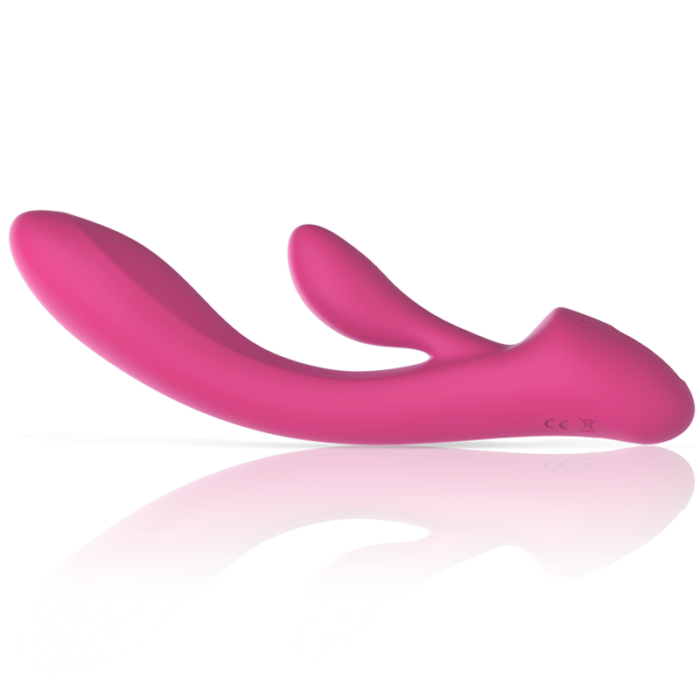 INTENSE - LUIGI VIBRADOR RABBIT SILICONA LIQUIDA ROSA - CandyHot - Foto 5